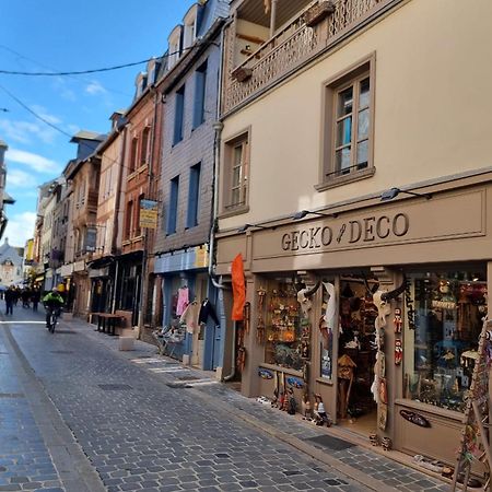 La Vague - Breath Of Freshness In Center Of Honfleur - Free Parking 550M Apartment Ngoại thất bức ảnh