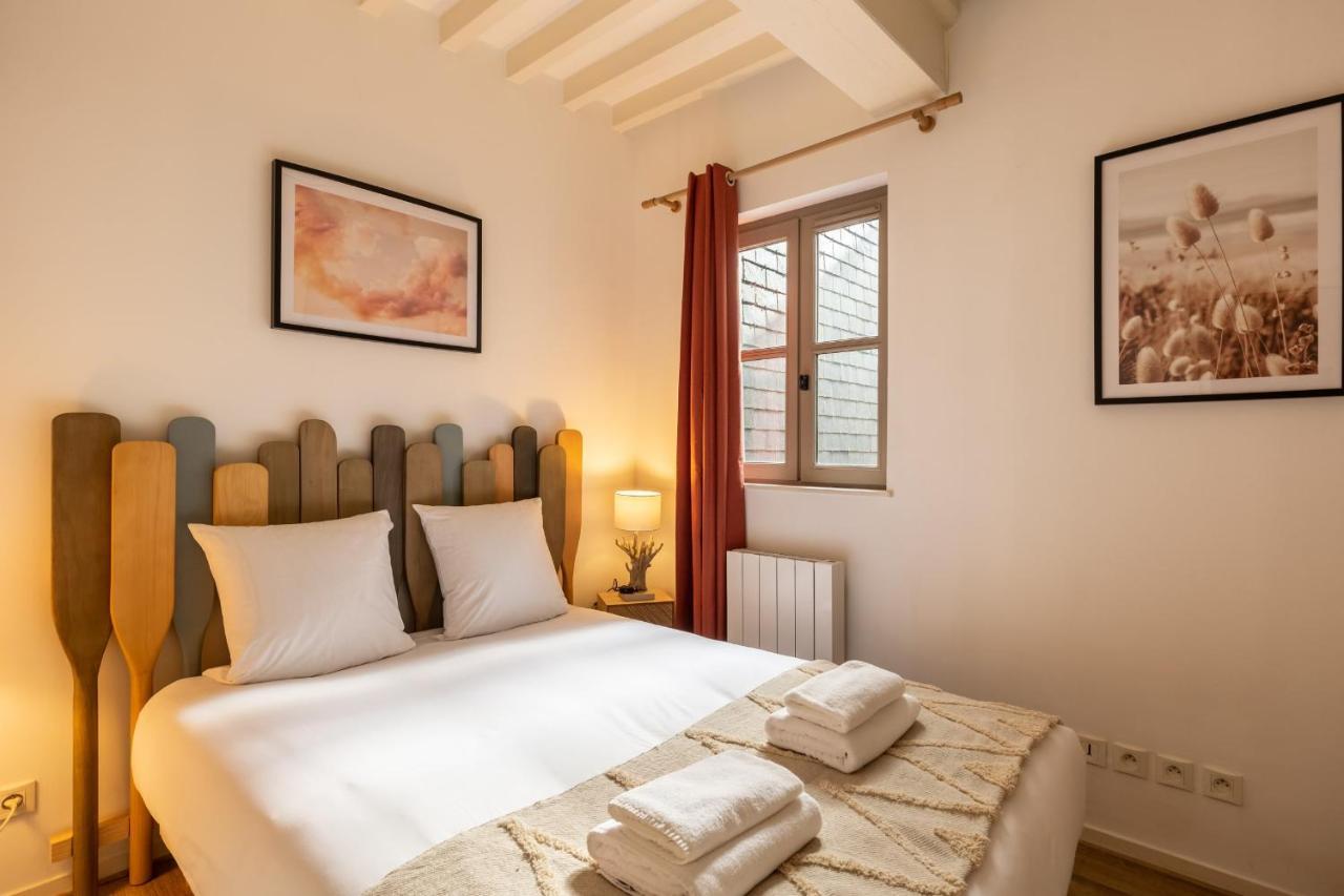 La Vague - Breath Of Freshness In Center Of Honfleur - Free Parking 550M Apartment Ngoại thất bức ảnh