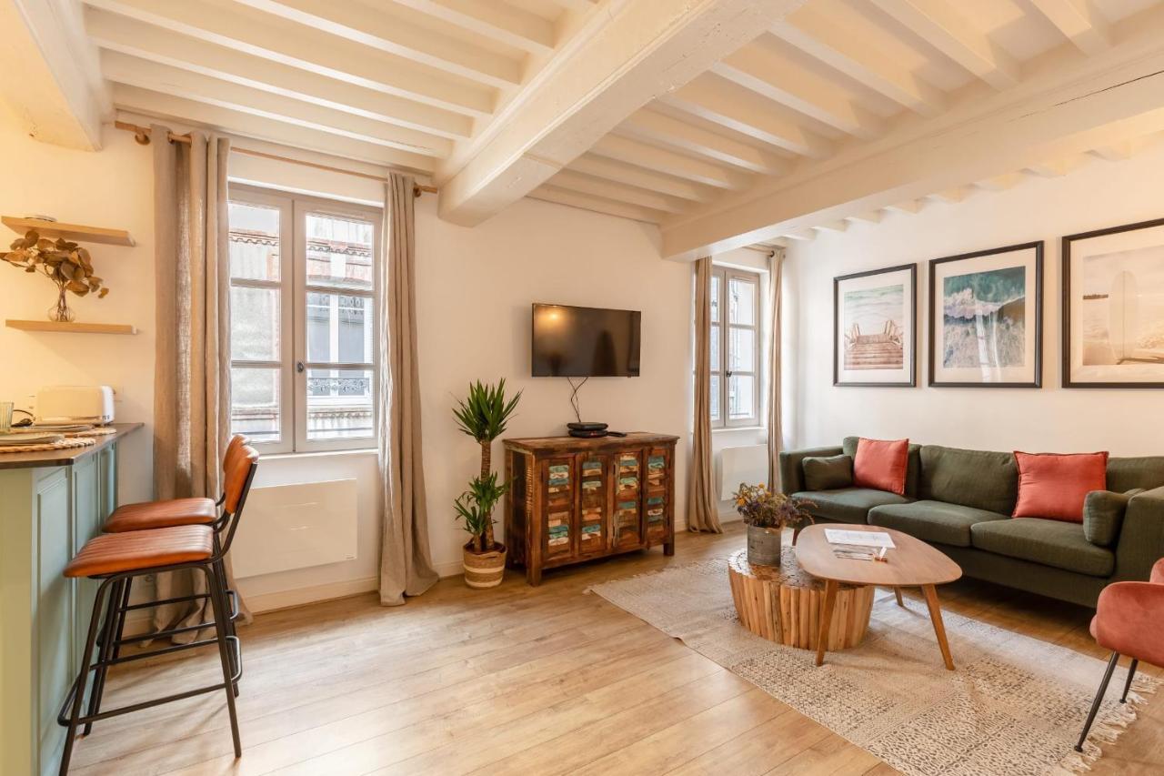 La Vague - Breath Of Freshness In Center Of Honfleur - Free Parking 550M Apartment Ngoại thất bức ảnh