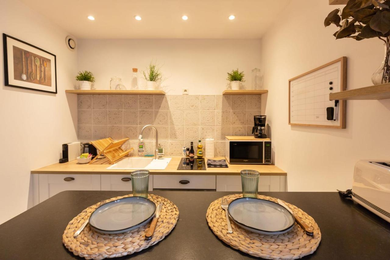 La Vague - Breath Of Freshness In Center Of Honfleur - Free Parking 550M Apartment Ngoại thất bức ảnh